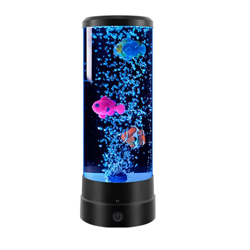 Fantasy Fish LED Remote Controlled Lava Lamp USB Plugged-in_1